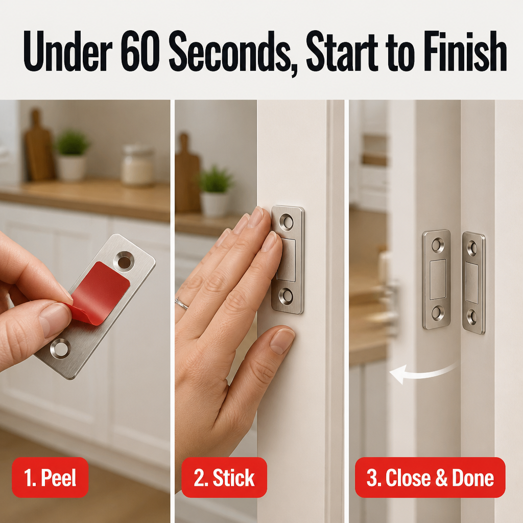 SecureSeal™ — Stop Drawers From Slamming Open in Under 60 Seconds