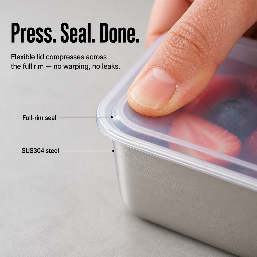 FreshLock™ — Ditch the Plastic Tupperware Drawer for Steel That Lasts