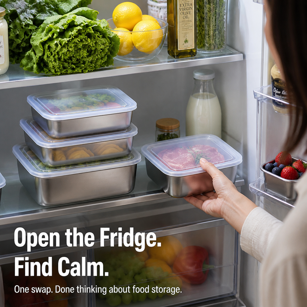 FreshLock™ — Ditch the Plastic Tupperware Drawer for Steel That Lasts