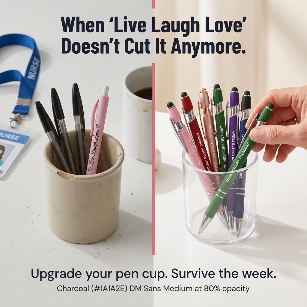 QuipQuirk™ — Vent Through The Week With 7 Pens That Say What You Can't
