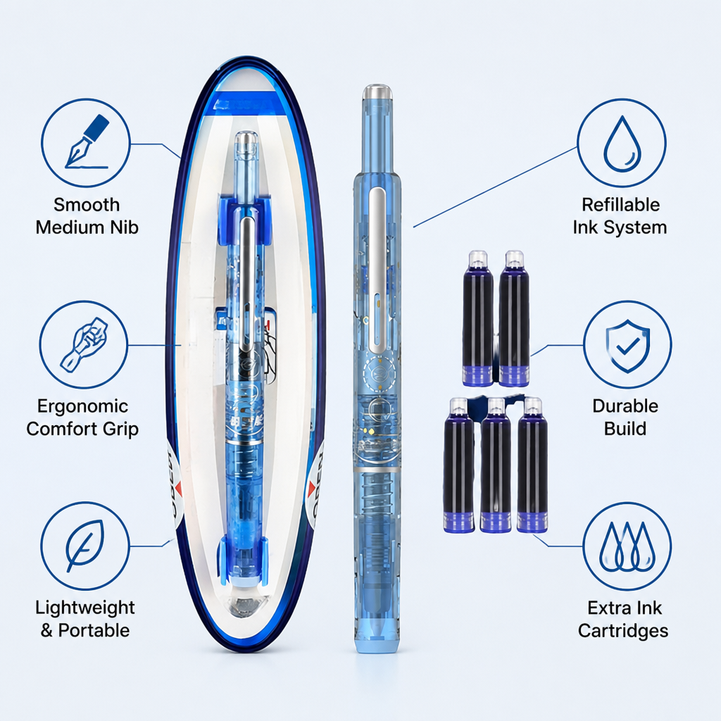 GlideAura™ — Experience Effortless Comfort and Flawless Writing All Day Long