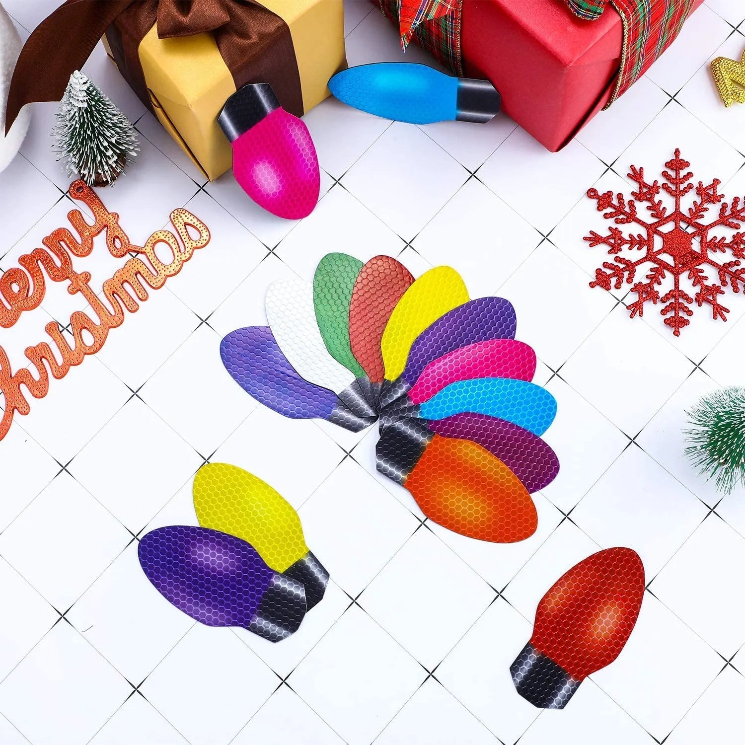 LuminoFest™ Glow Bulb Magnet Set — Turn Every Ride into a Dazzling Holiday Spotlight