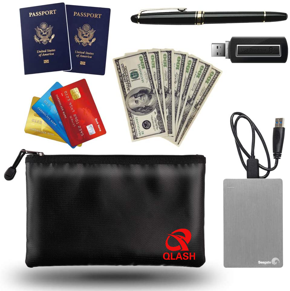 Water-Resistant and Fireproof Bag for Protecting Important Documents