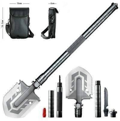 Portable Tactical Shovel - Versatile Folding Military Tool