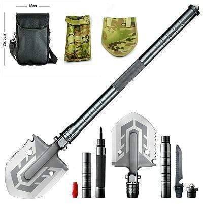 Portable Tactical Shovel - Versatile Folding Military Tool