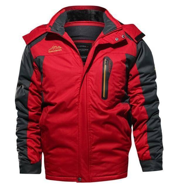 Waterproof Parka Jacket for Men with Fleece Lining for Winter