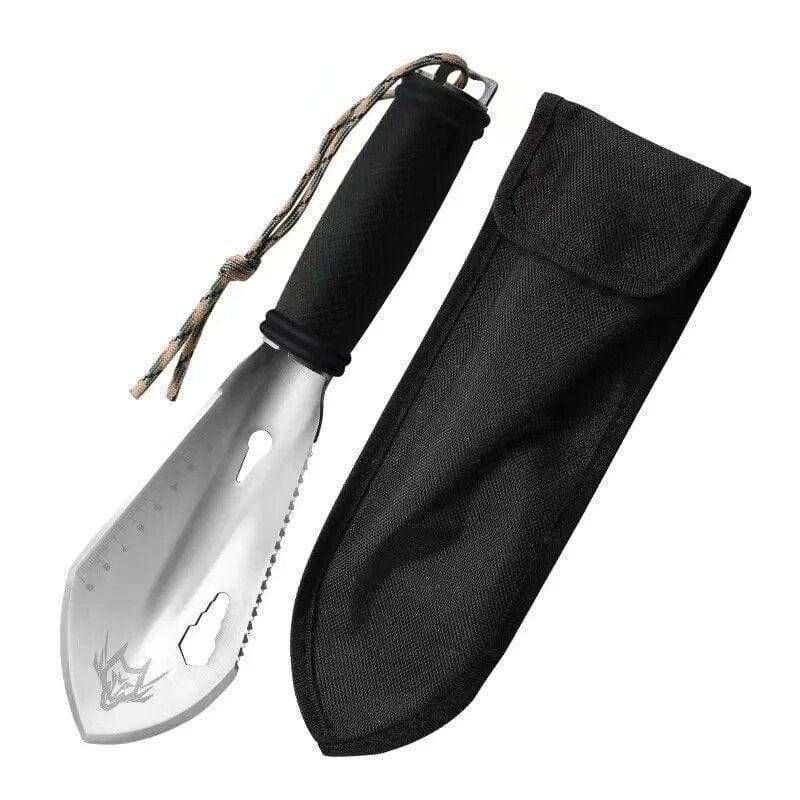 Multi-Function Stainless Steel Survival Shovel Kit with Accessories