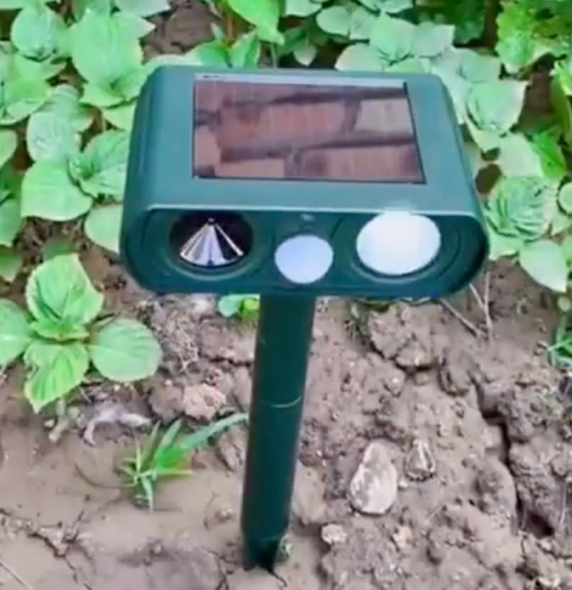 Solar Ultrasonic Animal Repeller – Protect Your Garden
