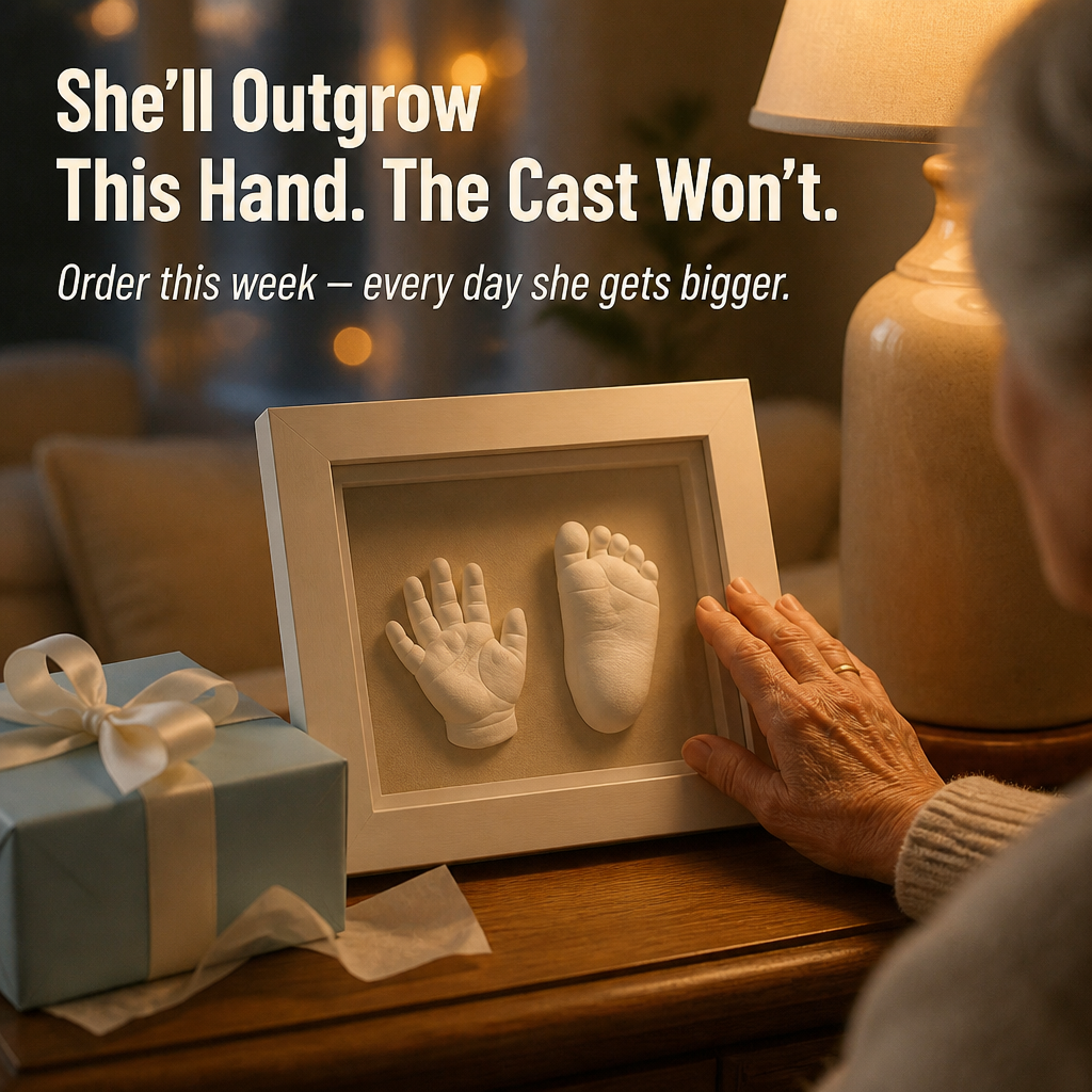SereniPrints™ — Cast Your Baby's Tiny Hands & Feet in 3D Plaster Keepsakes
