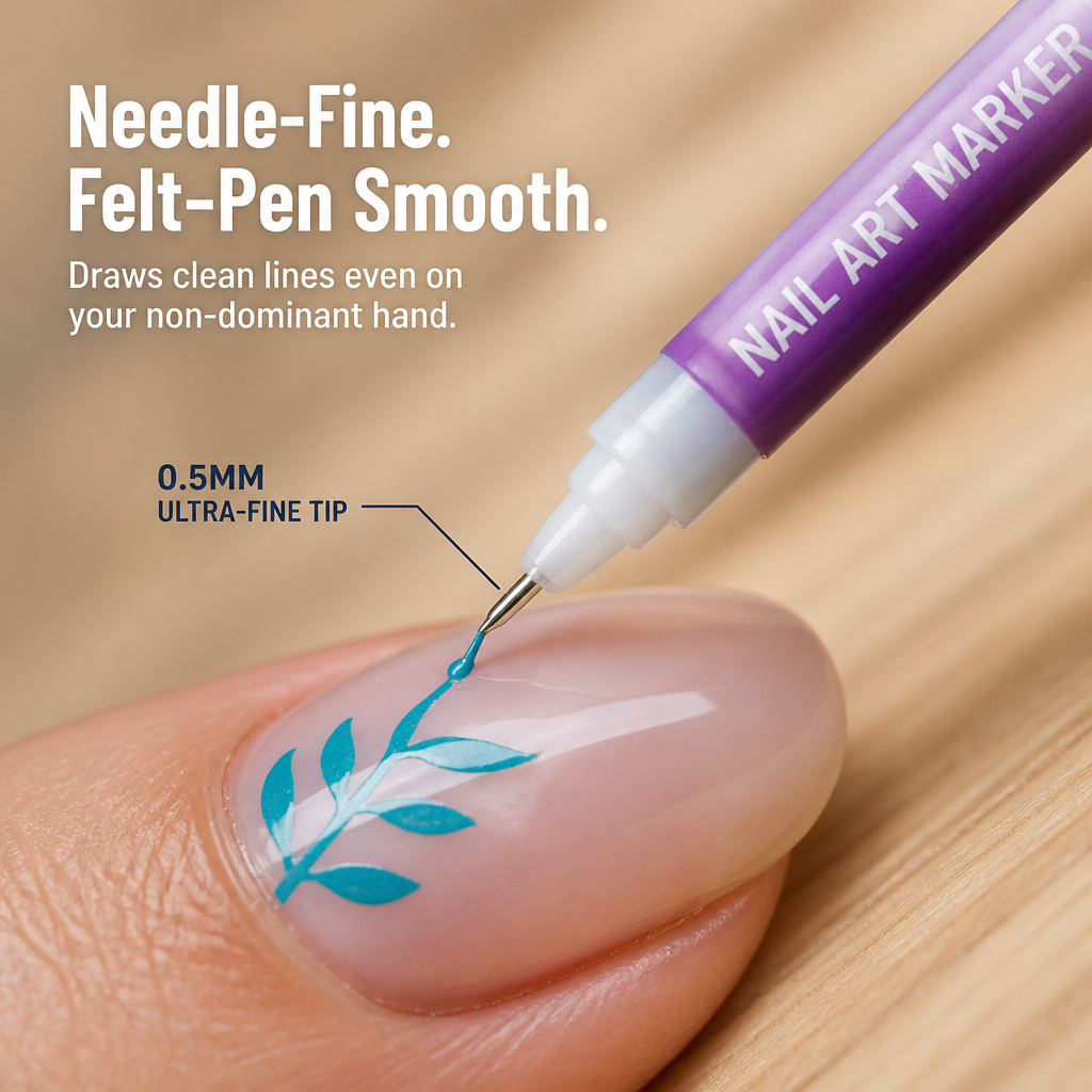 VeLuxeArt™ — Paint Salon-Detail Nail Art at Home Without Brushes or Skill