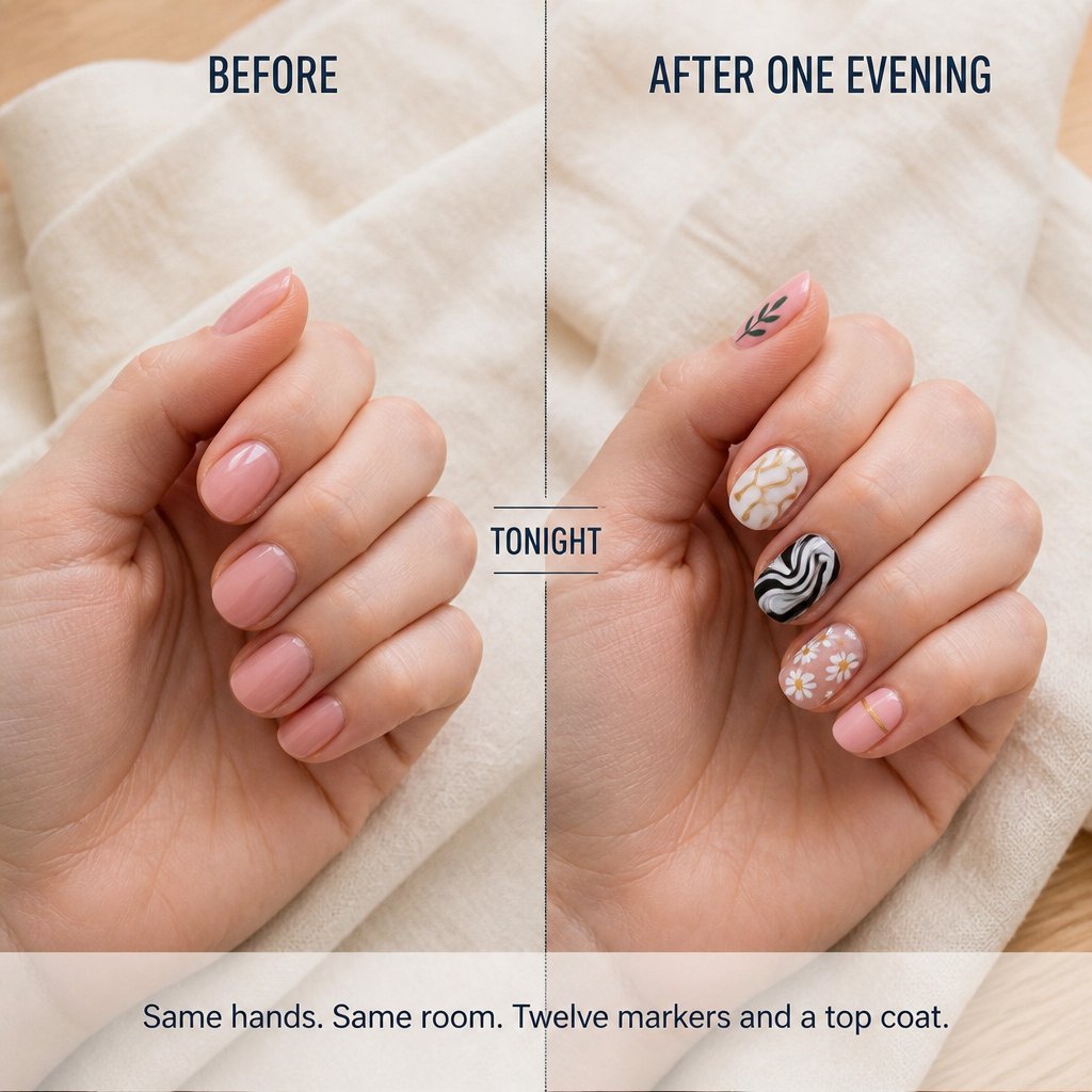VeLuxeArt™ — Paint Salon-Detail Nail Art at Home Without Brushes or Skill