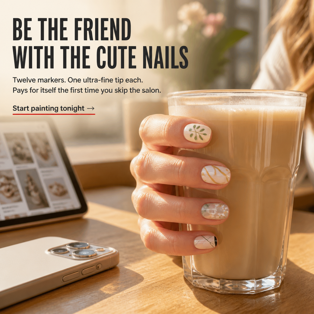 VeLuxeArt™ — Paint Salon-Detail Nail Art at Home Without Brushes or Skill