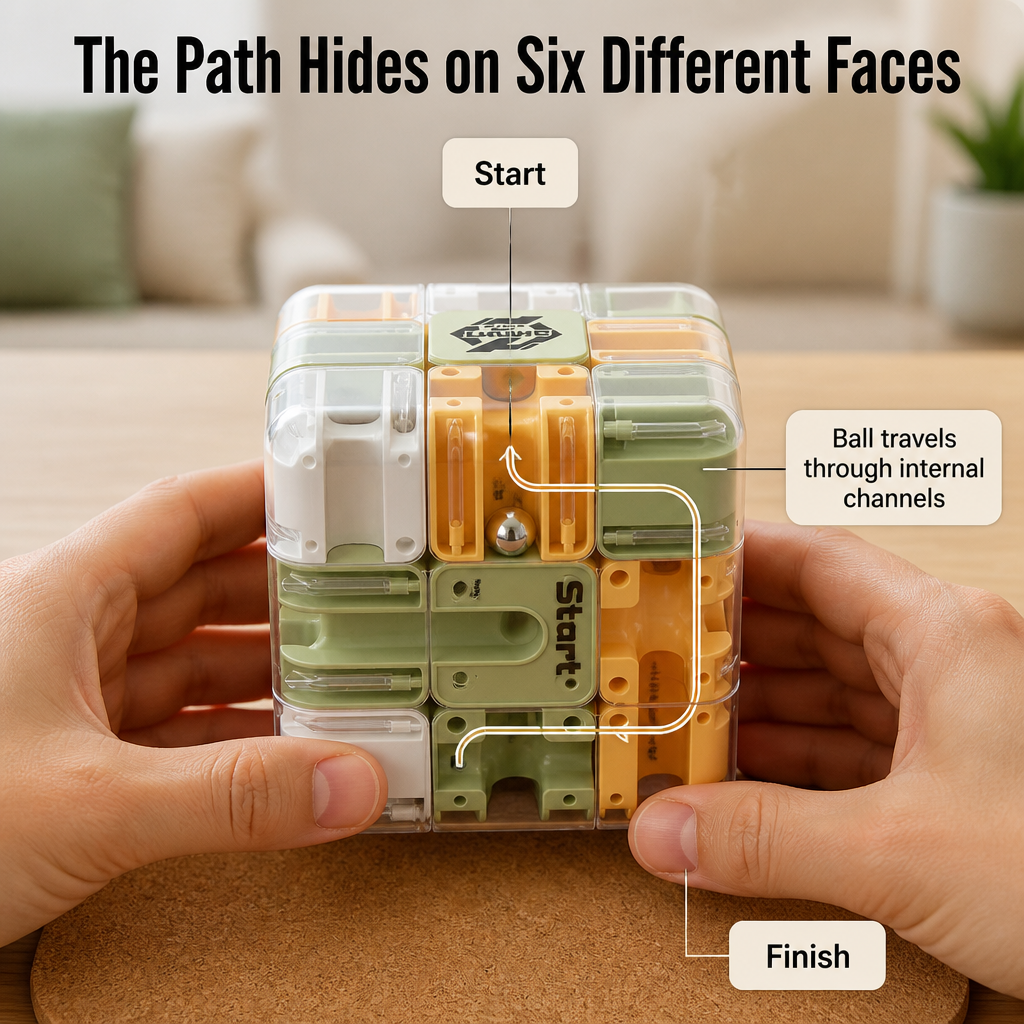 MindTrek Cube™ — Trade Screen Tantrums for a 3D Maze They Won't Put Down