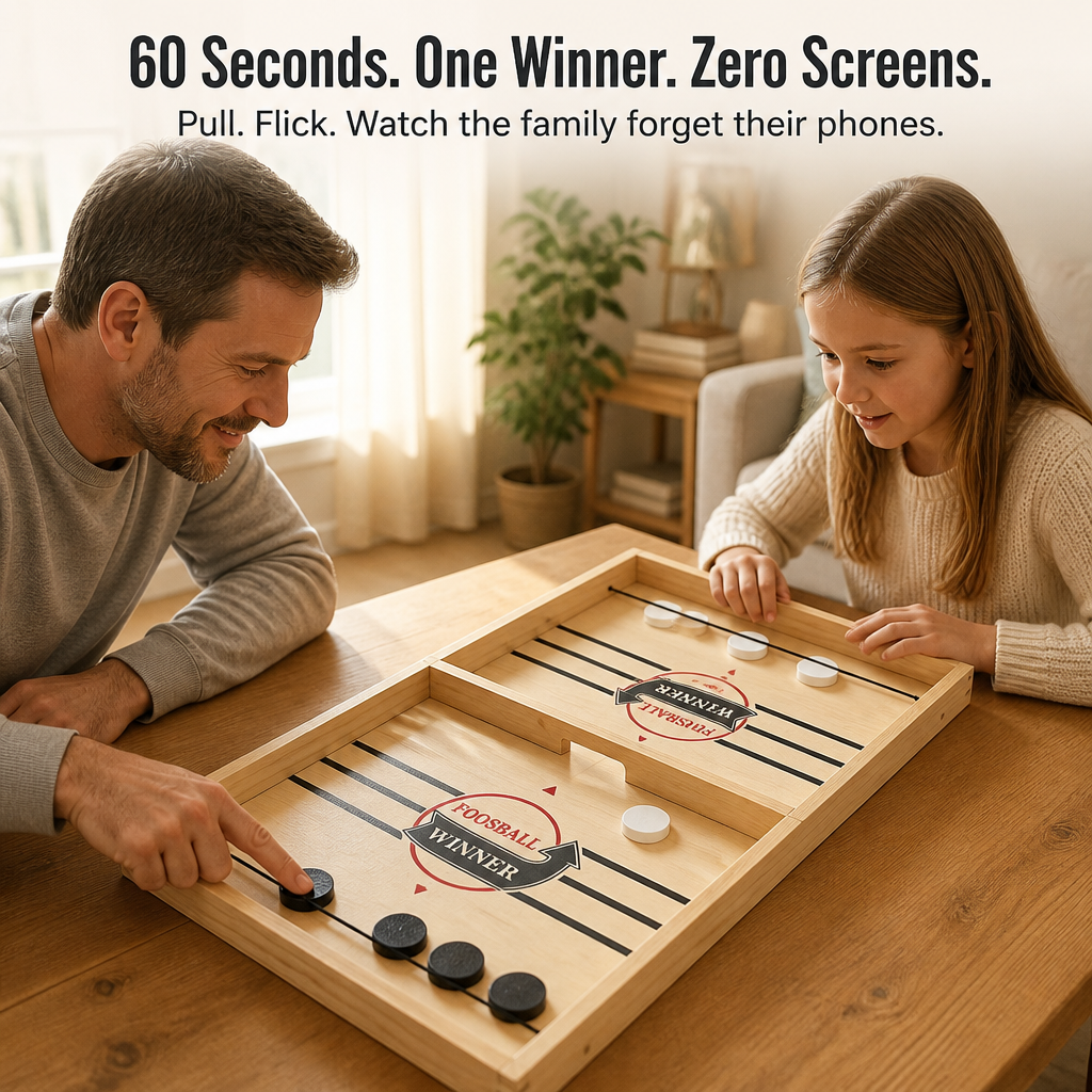 ThrillFlick™ — Pull, Flick, and Watch the Whole Family Forget Their Phones