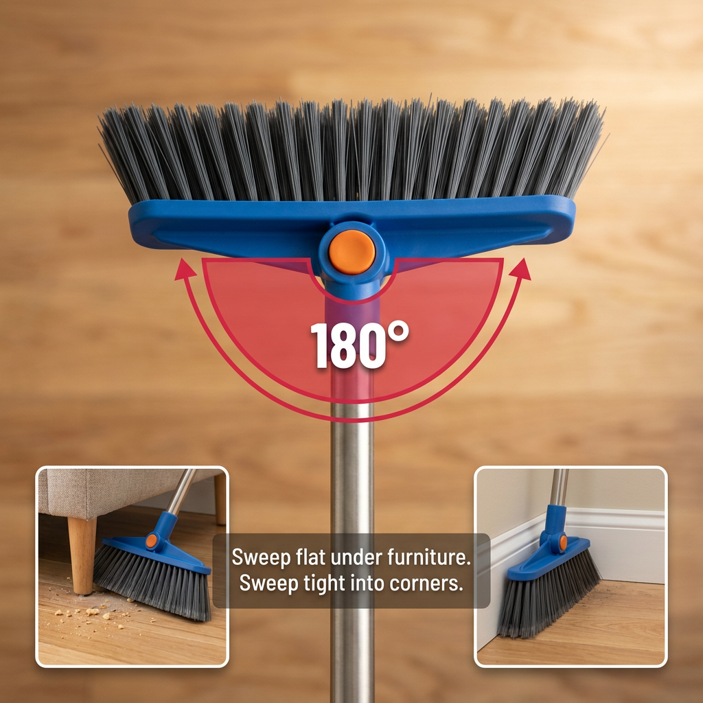Velurro™ Shovel & Brush Set — Sweep Under Sofas and Strip Pet Hair Off Hands-Free