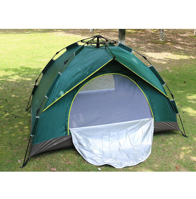 Waterproof Pop-Up Tent for Camping - Green Instant Setup