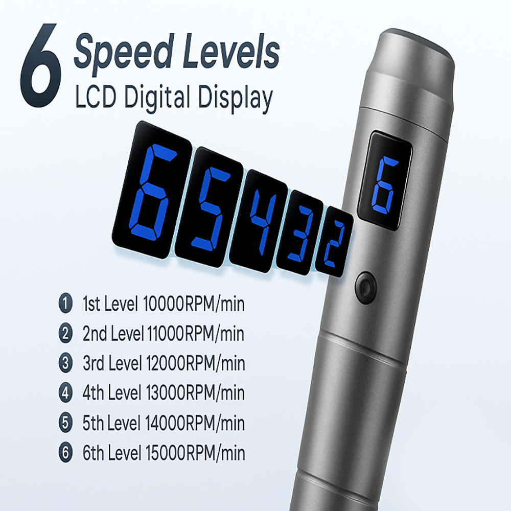 Microneedling Dermapen with USB Rechargeable Feature, 5 x 32Pin Cartridges
