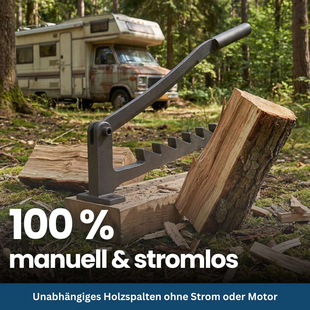 Firewood Splitter for Wall Mounting