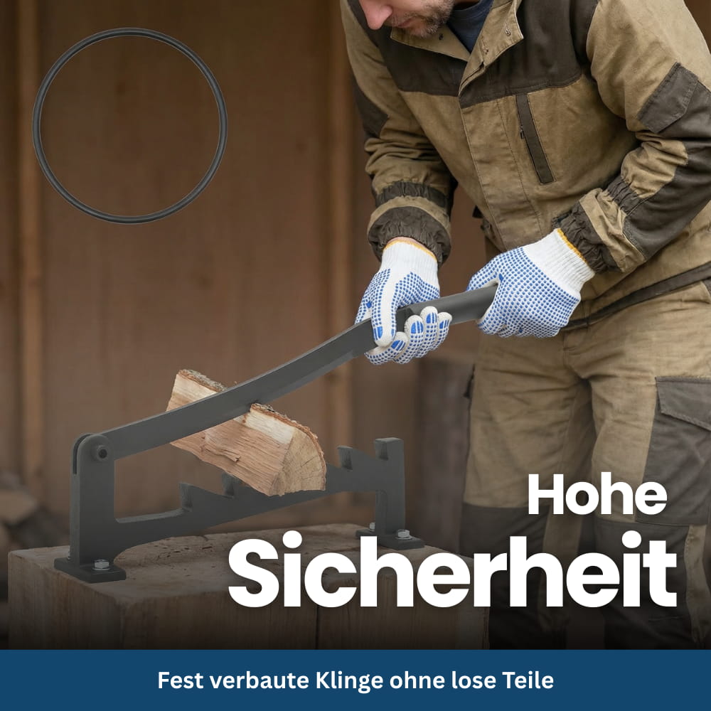 Firewood Splitter for Wall Mounting