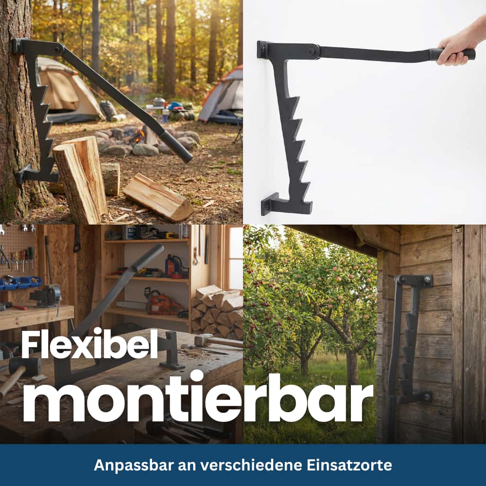 Firewood Splitter for Wall Mounting