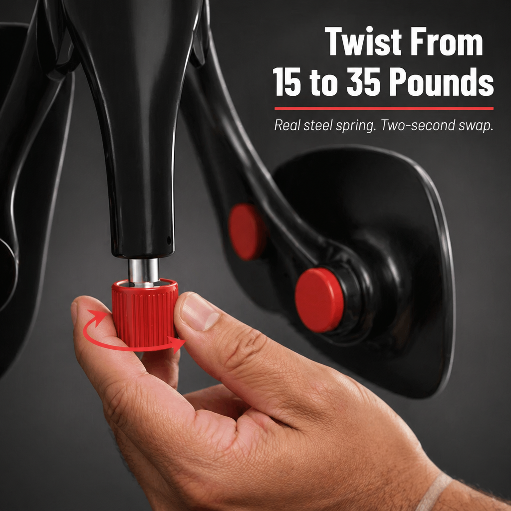 StrongFlex™ — Train Adductors, Chest & Core Anywhere You Can Sit Down