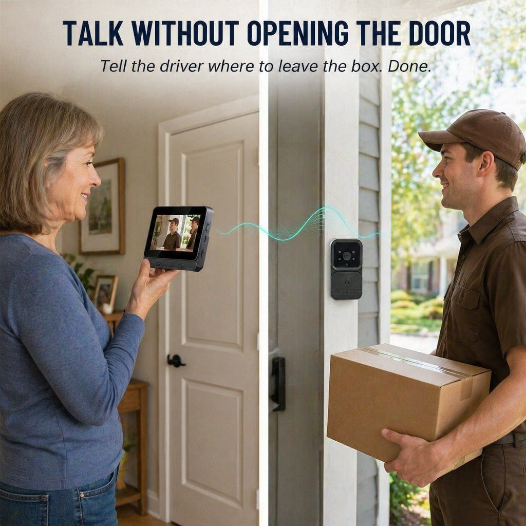 PulseView™ — See Who's at Your Door Without Wi-Fi, Apps, or Subscriptions