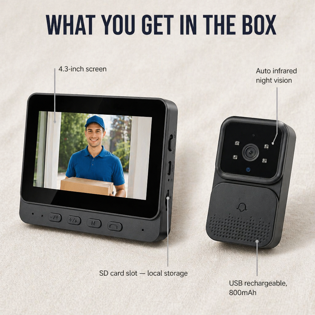 PulseView™ — See Who's at Your Door Without Wi-Fi, Apps, or Subscriptions