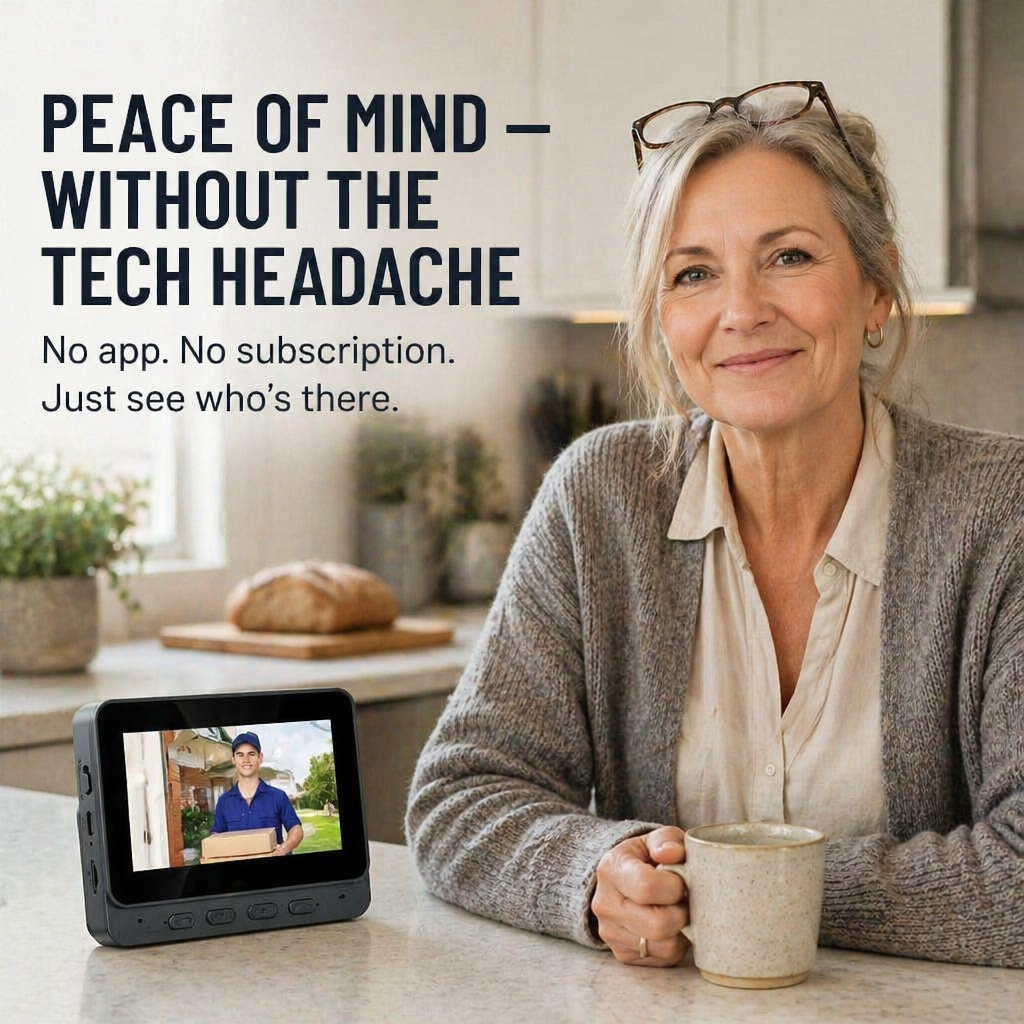 PulseView™ — See Who's at Your Door Without Wi-Fi, Apps, or Subscriptions