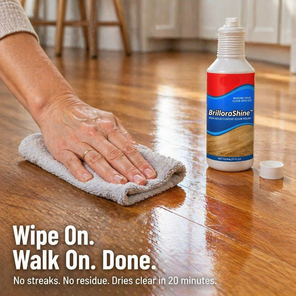 BrilloraShine™ — Bring Scratched, Dull Floors Back to Showroom Shine in Minutes