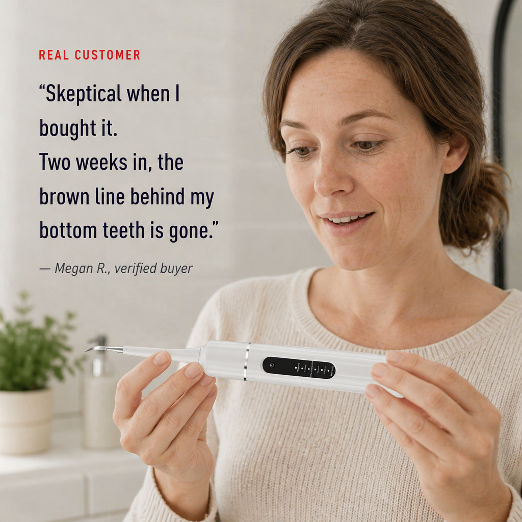 ShinePulse™ — Lift Tartar and Brighten Stains Between Dentist Cleanings
