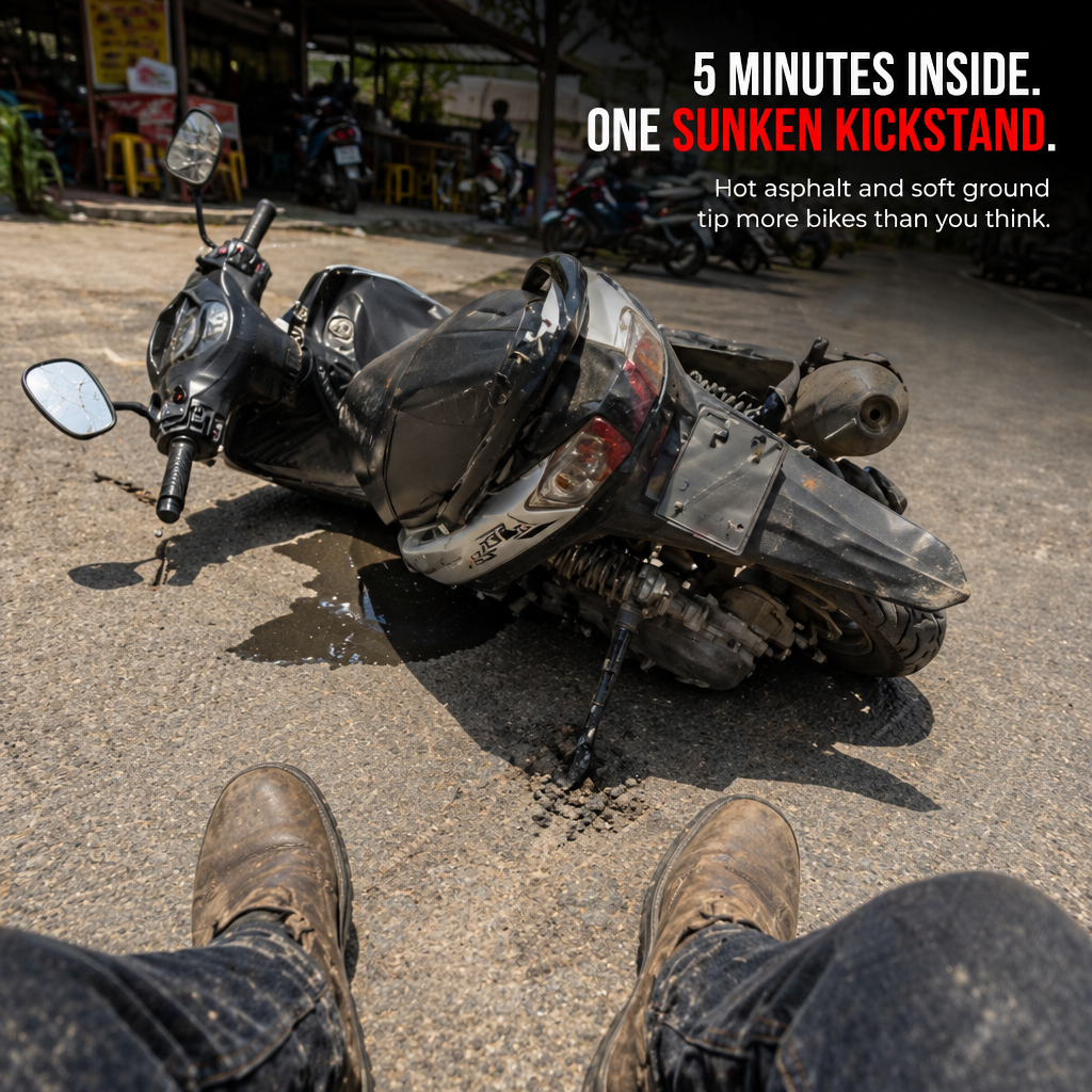 TitanGrip™ — Never Worry About Your Bike Tipping on Soft Ground Again