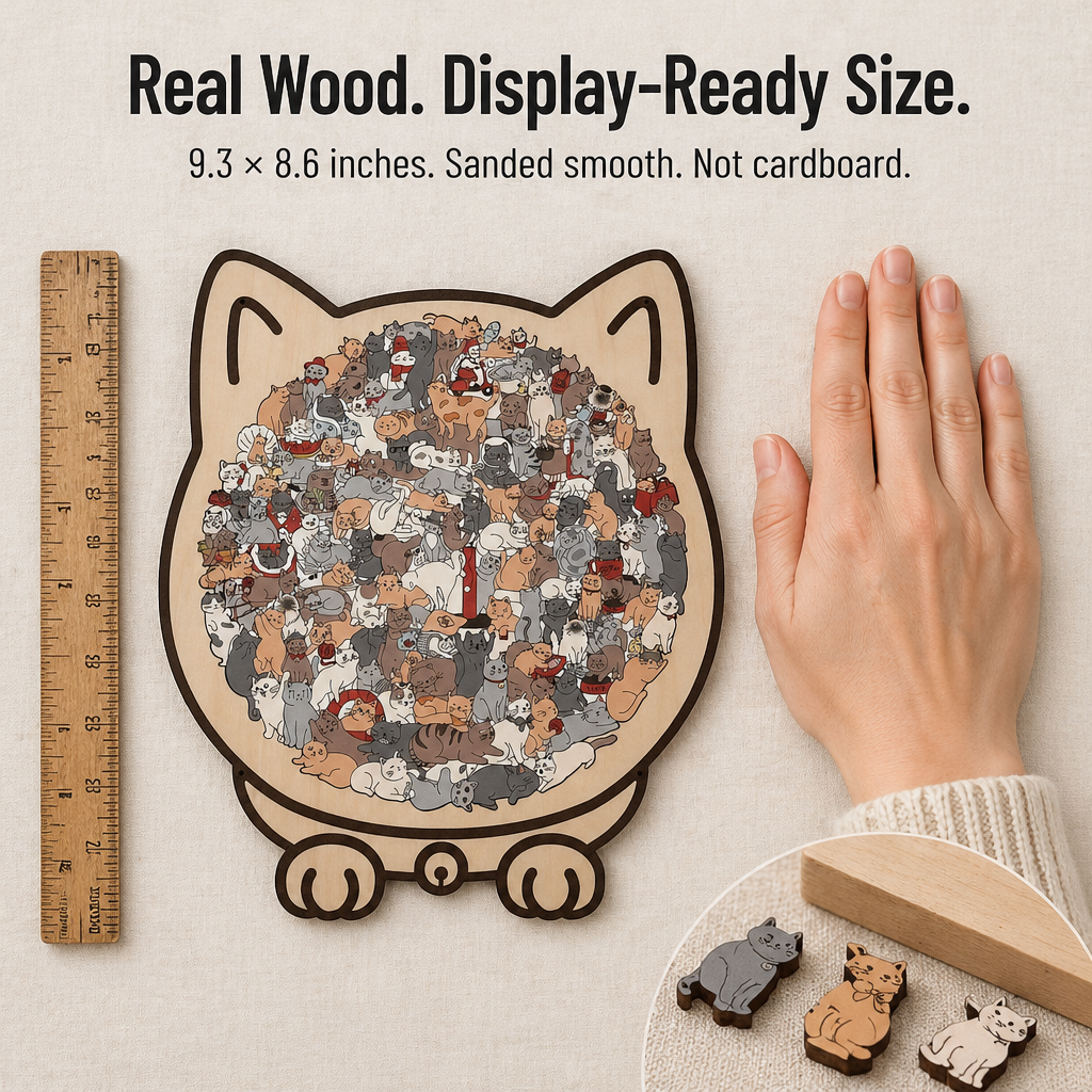 WhiskerCraft™ — Build a Big Cat Out of 135 Tiny Cats in One Evening