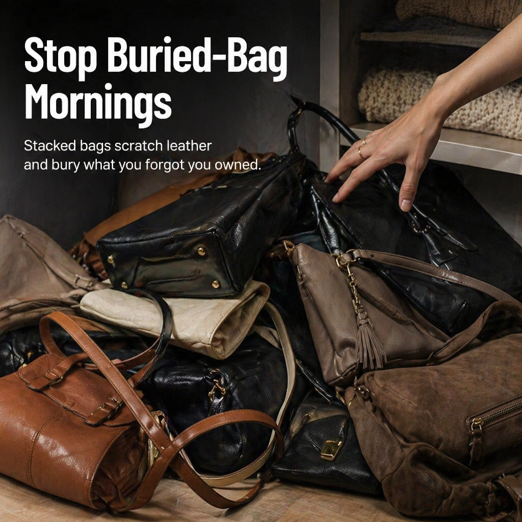 ClariPouch™ — Find Every Handbag in a Flash and Reclaim Clutter-Free Calm