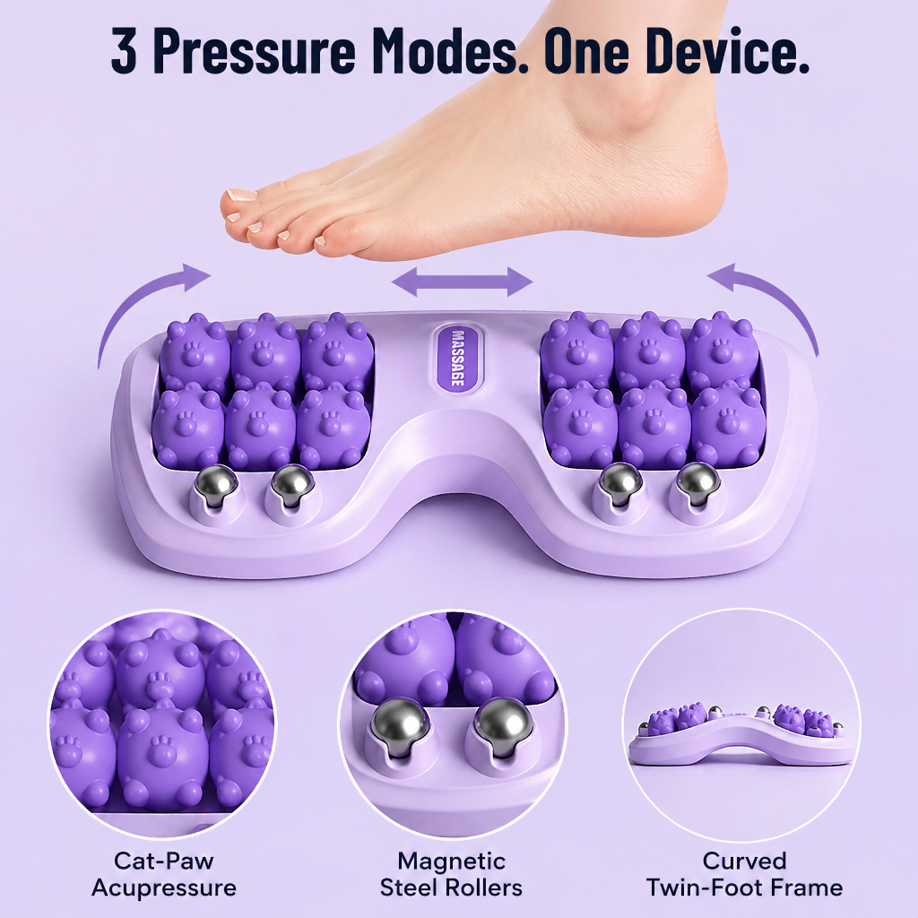 SolaraSoothe™ — Roll Out Foot Pain, Tight Arches & Heel Aches in 10 Minutes