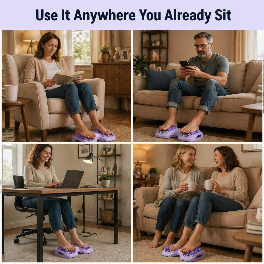 SolaraSoothe™ — Roll Out Foot Pain, Tight Arches & Heel Aches in 10 Minutes