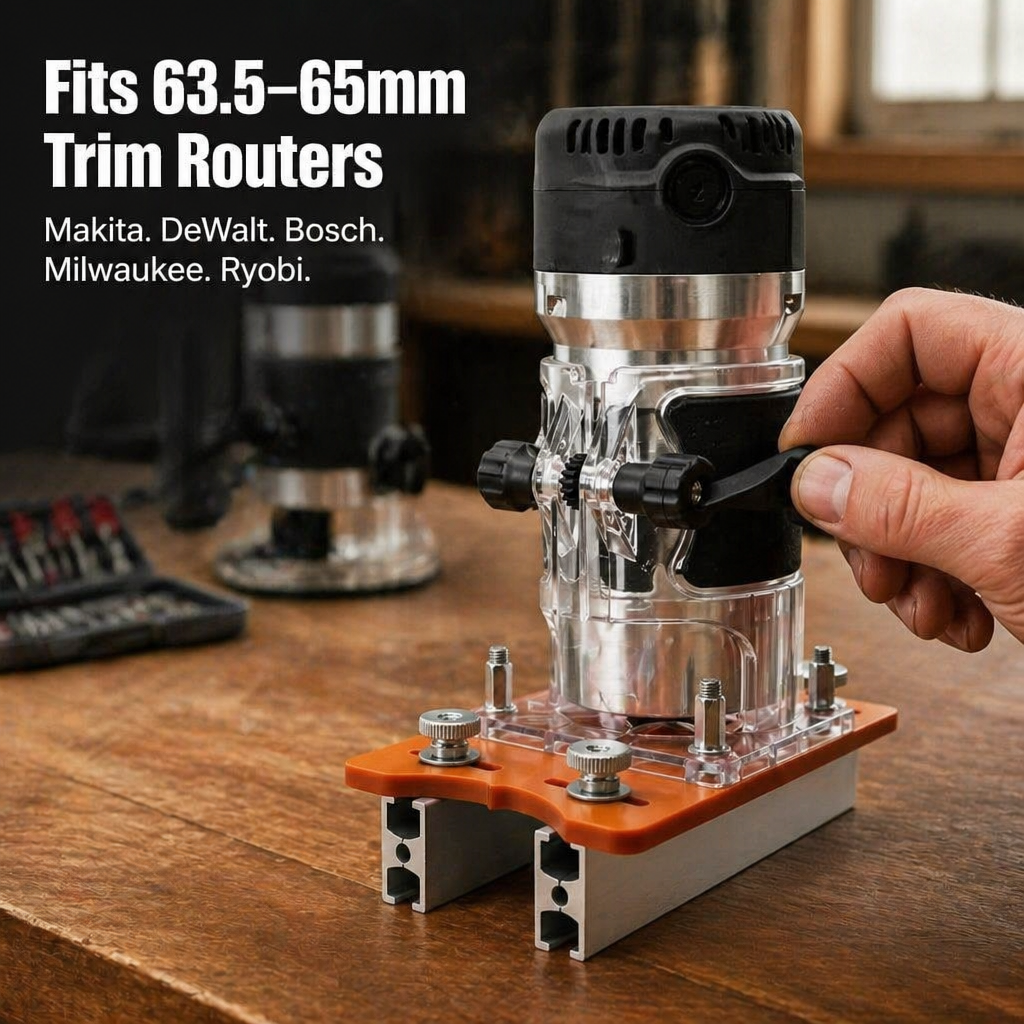 NovaCraft™ — Cut Dead-Straight Mortises & Slots Without a Wandering Router