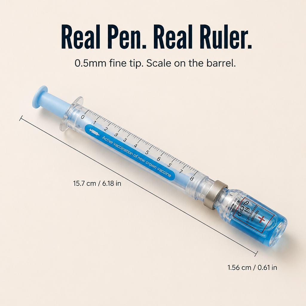 VibeSyringe™ — Color-Code Every Care Plan, Drug Card & Lecture Note With Buttery Smooth Ink