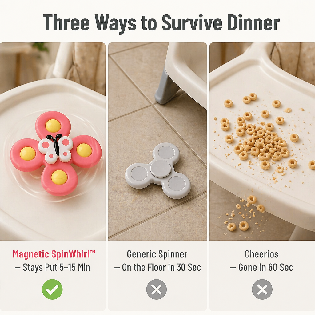 Magnetic SpinWhirl™ — Stick, Spin & Stop the Toddler Meltdown in Seconds