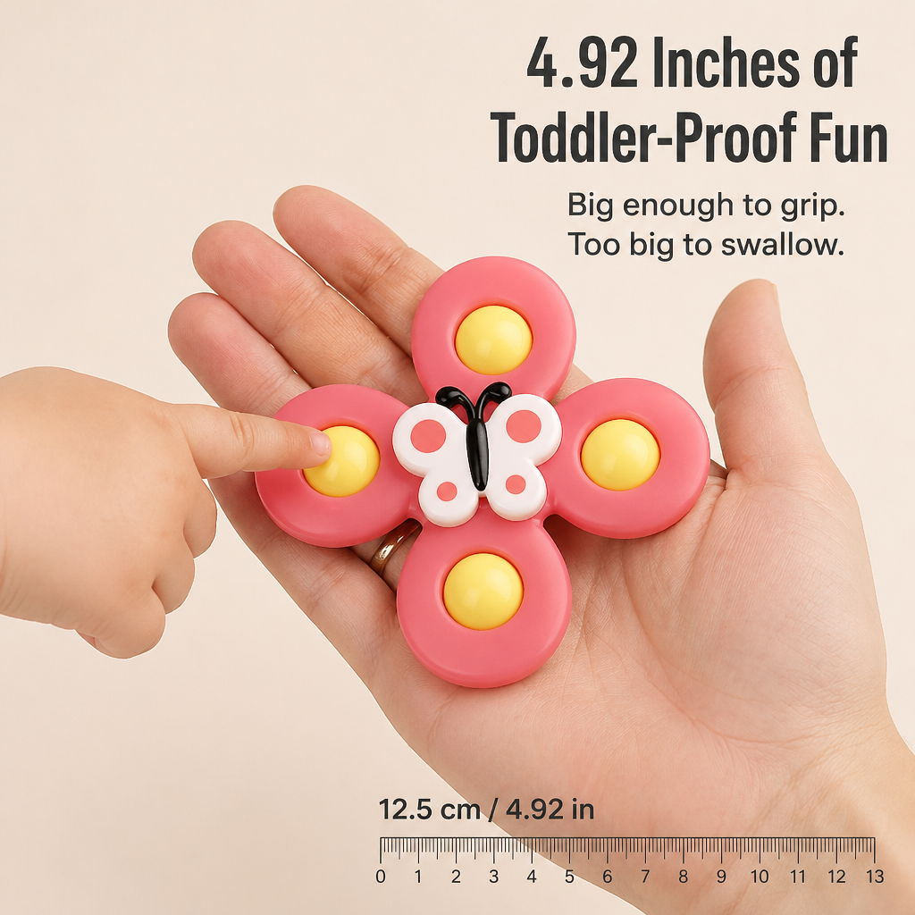 Magnetic SpinWhirl™ — Stick, Spin & Stop the Toddler Meltdown in Seconds