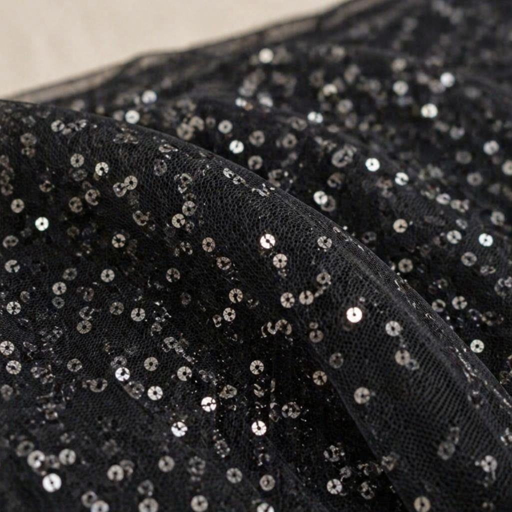 Soraya™ – Festive Sequin Tulle Midi Skirt & Cozy Knit Sweater Set