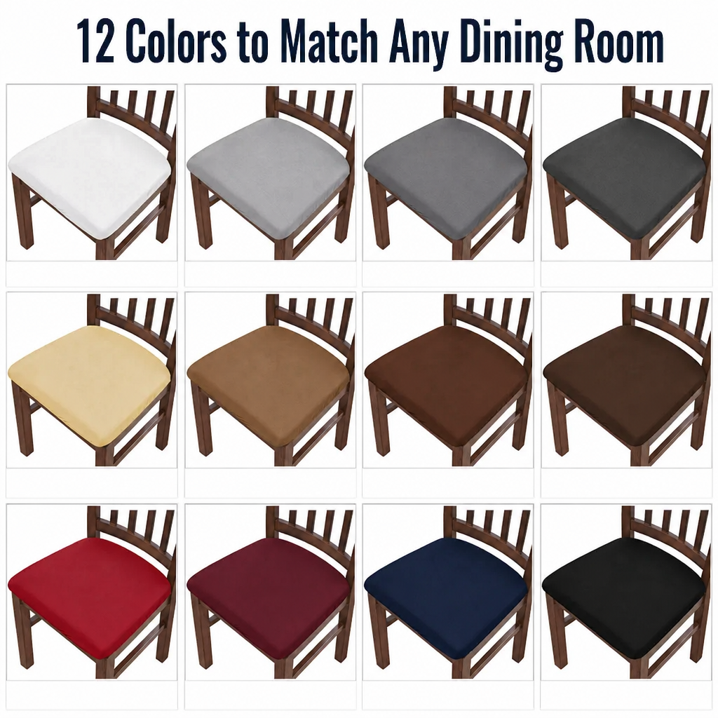 Velaria™ Dining Chair Seat Covers — Hide Stains and Refresh Old Chairs in Minutes