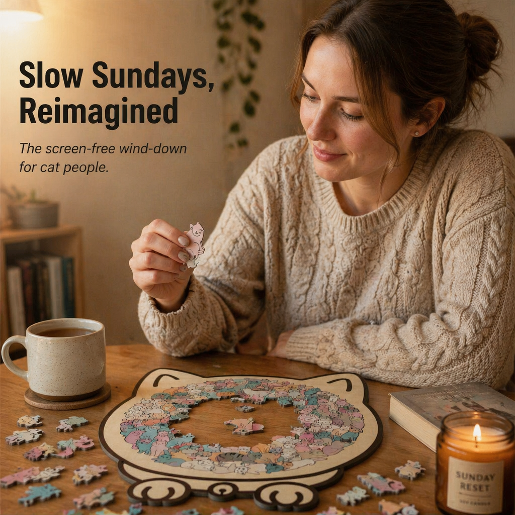 AristoCat™ — Piece Together a Cat-Shaped Puzzle You'll Hang on the Wall