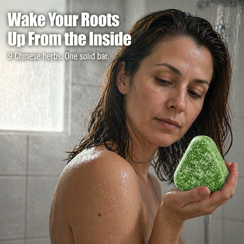 Verdanta™ Botanical Shampoo Bar — Stop Drain Shedding & Strengthen Roots With Chinese Herbs