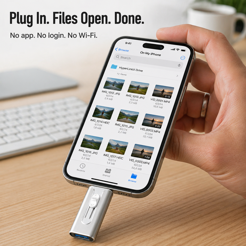 HyperLinkX™ — Lightning-Fast Sync That Keeps Your Device Safe and Stylish