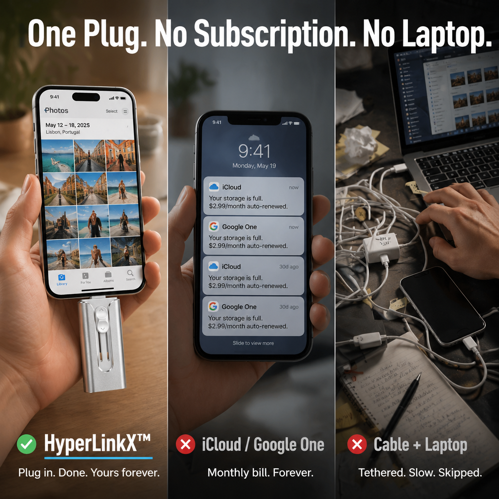 HyperLinkX™ — Lightning-Fast Sync That Keeps Your Device Safe and Stylish