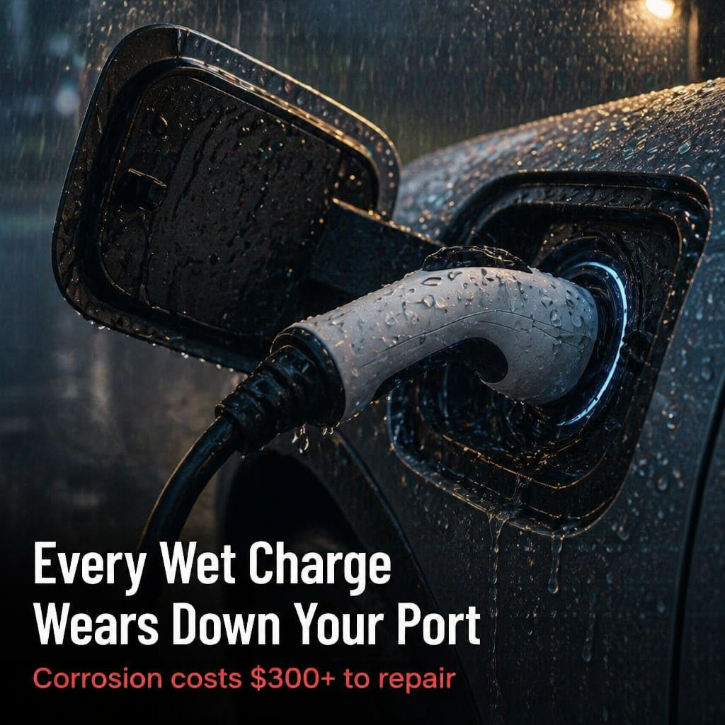 RamoraEdge™ — Keep Your EV Charging Port Bone-Dry in Any Weather