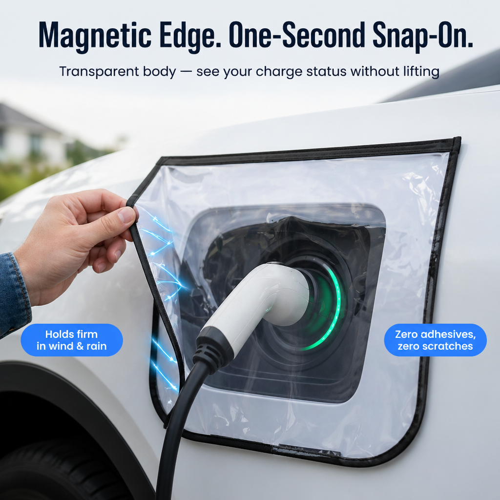 RamoraEdge™ — Keep Your EV Charging Port Bone-Dry in Any Weather