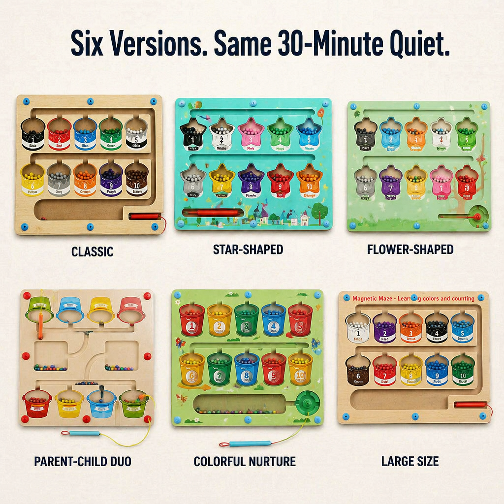 SparkTrail™ Magnetic Maze — Trade Screen Tantrums for 30 Minutes of Focused Play