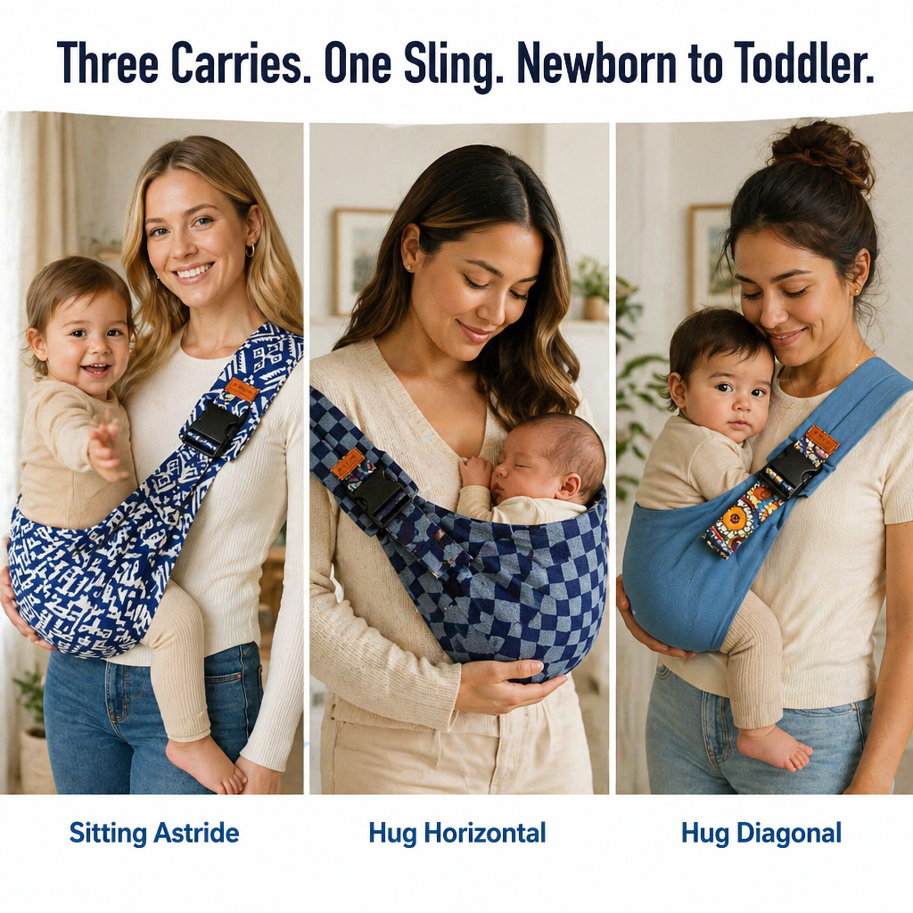 LumaNest™ Sling — Experience Effortless Bonding and All-Day Comfort Carrying Your Baby