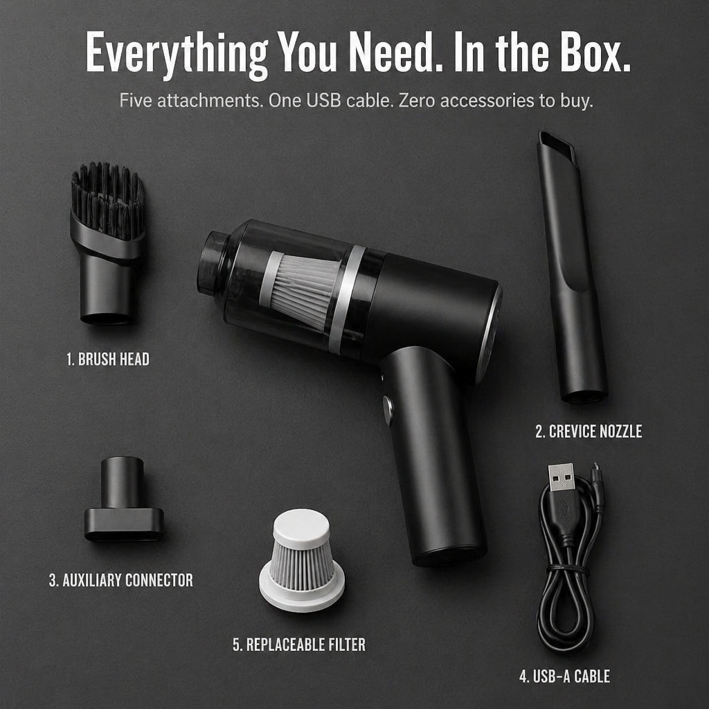 AirSculpt™ Cordless Master — Lift Crumbs, Dust & Pet Hair From Every Hidden Corner | 9000Pa Suction